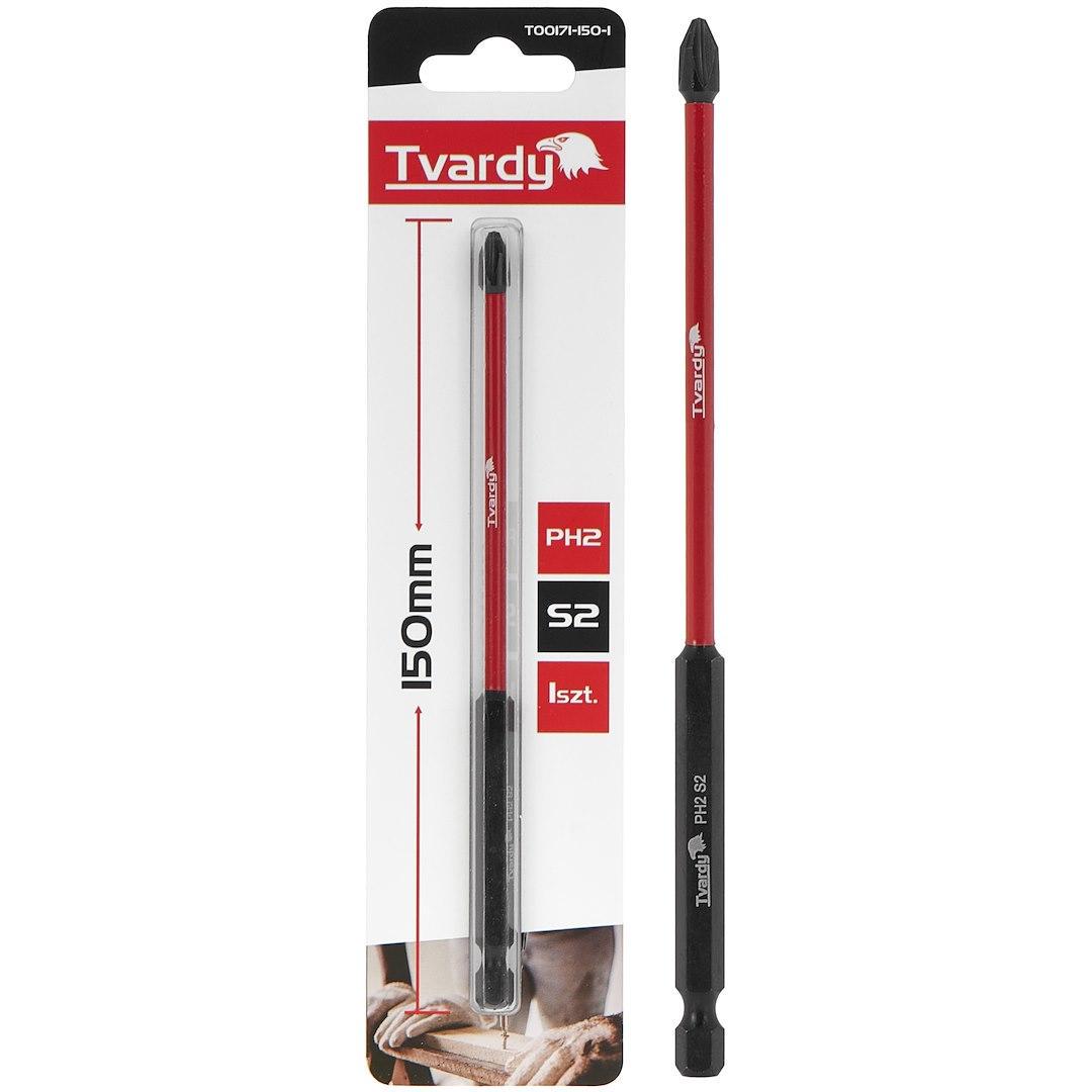 Біта ударна Tvardy Philips Ph2 x150 мм (T00171-150-1) - фото 3 Біта ударна Tvardy Philips Ph2 x150 мм (T00171-150-1) - фото 3
