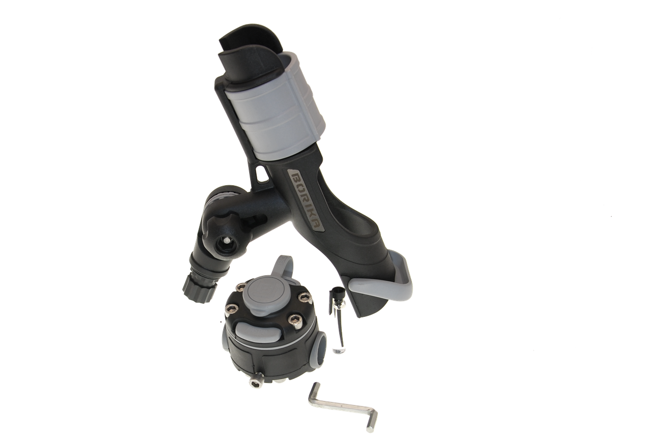 Тримач спінінга Borika FASTen HTr213-2 з монтажною системою FMr132 для кріплення на трубах та поручнях d 30/32 мм Чорно-сірий (01.03.008.01.01) - фото 6 Тримач спінінга Borika FASTen HTr213-2 з монтажною системою FMr132 для кріплення на трубах та поручнях d 30/32 мм Чорно-сірий (01.03.008.01.01) - фото 6