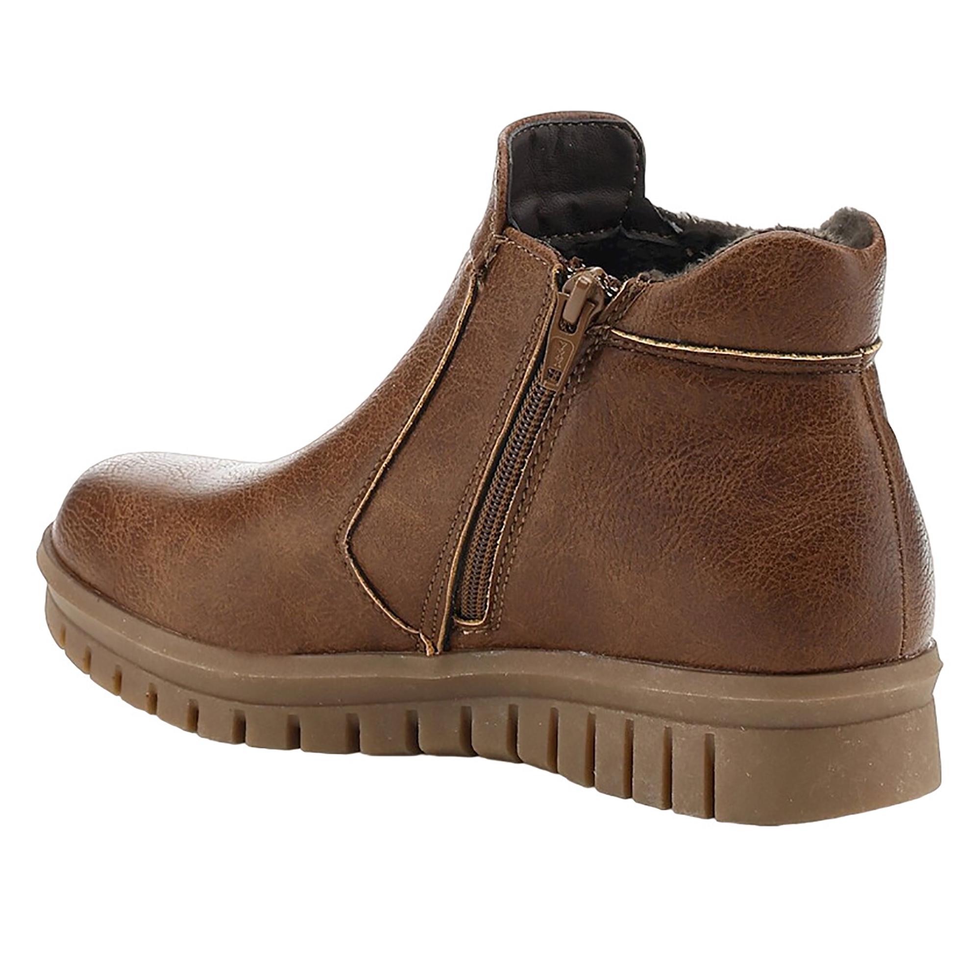 Ботинки повседневные осенние женские Polaris р. 36 Коричневый (050035-36) - фото 3 Ботинки повседневные осенние женские Polaris р. 36 Коричневый (050035-36) - фото 3