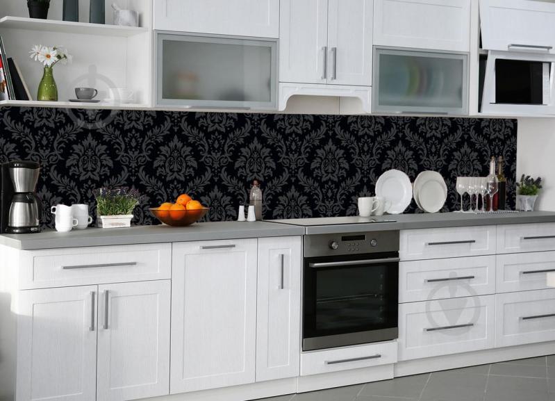 Кухонный фартук Zatarga Классика 600х2500 мм Черный (Z180098/1) Кухонный фартук Zatarga Классика 600х2500 мм Черный (Z180098/1)