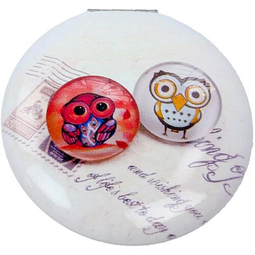 Зеркальце карманное Совы Seta Decor 16-400-3 Зеркальце карманное Совы Seta Decor 16-400-3