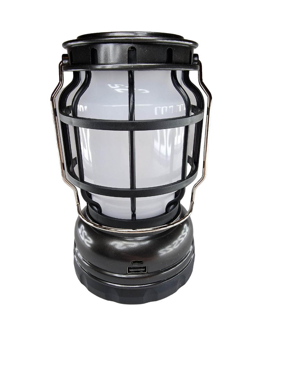 Фонарь кемпинговый светодиодный ZJ-1990Т переноснойна аккумуляторе Черный