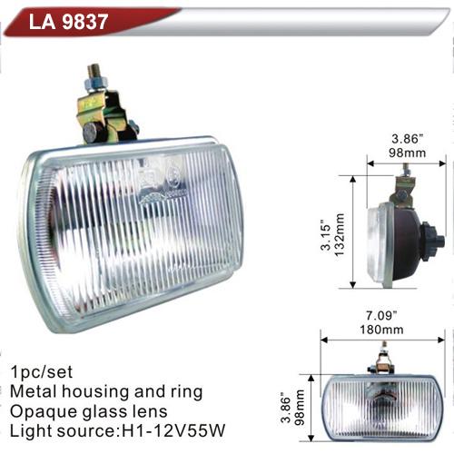 Фара дополнительная DLAA 9837-W КАМАЗ,МАЗ,ГАЗ H1-12V-55W 180х98 мм (37914)