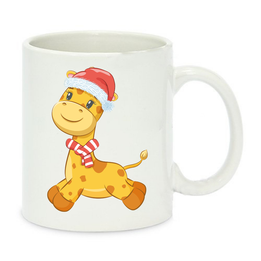 Чашка с принтом Жираф 330 мл Белый (001219) - фото 1 Чашка с принтом Жираф 330 мл Белый (001219) - фото 1