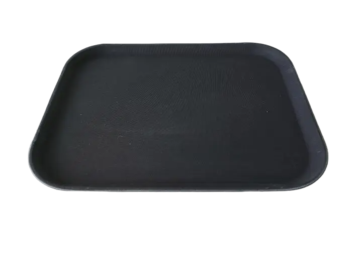 Поднос прорезиненный прямоугольный для бара 41х31/37,5х27 см (15148)