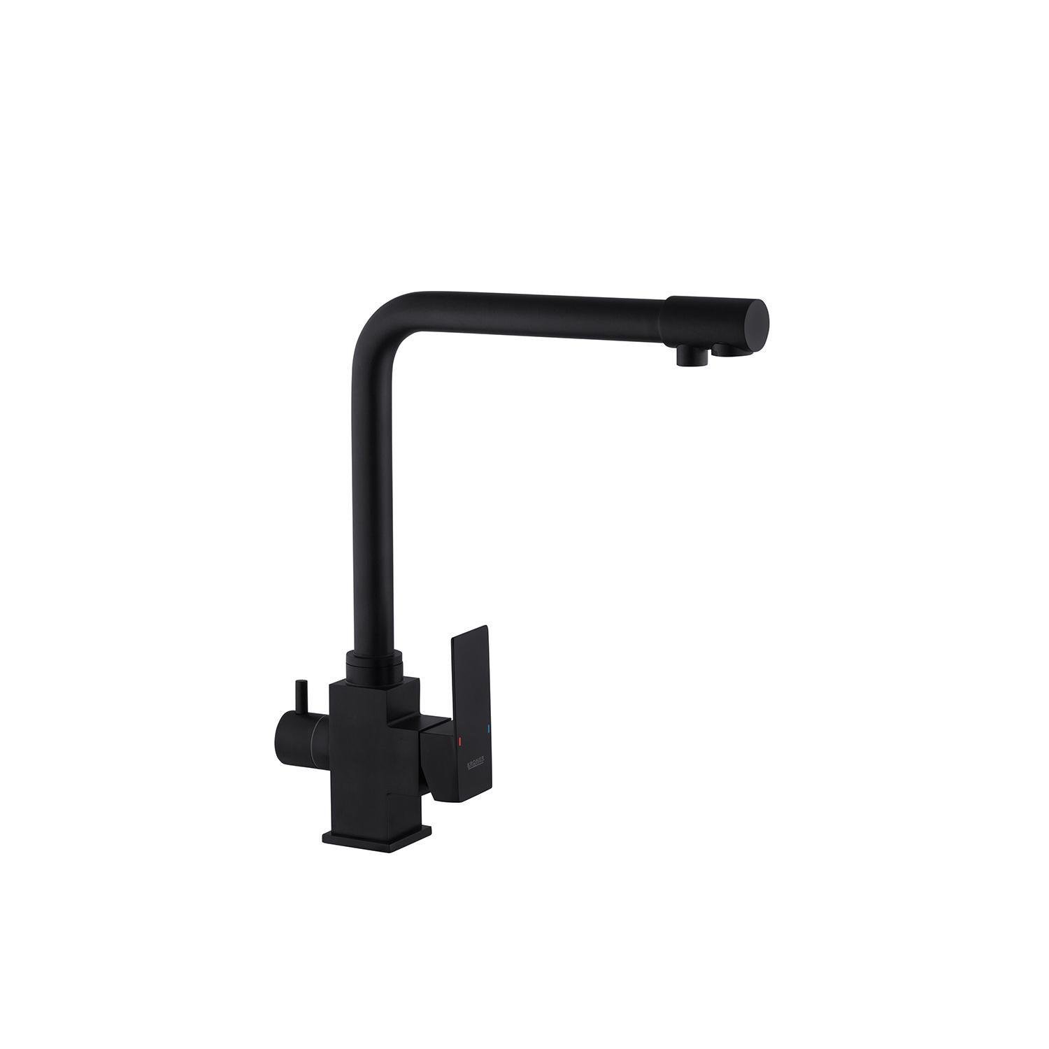 Змішувач для кухні Kroner KRM Edelstahl Kubus SCH03810 CV027939 (38110)