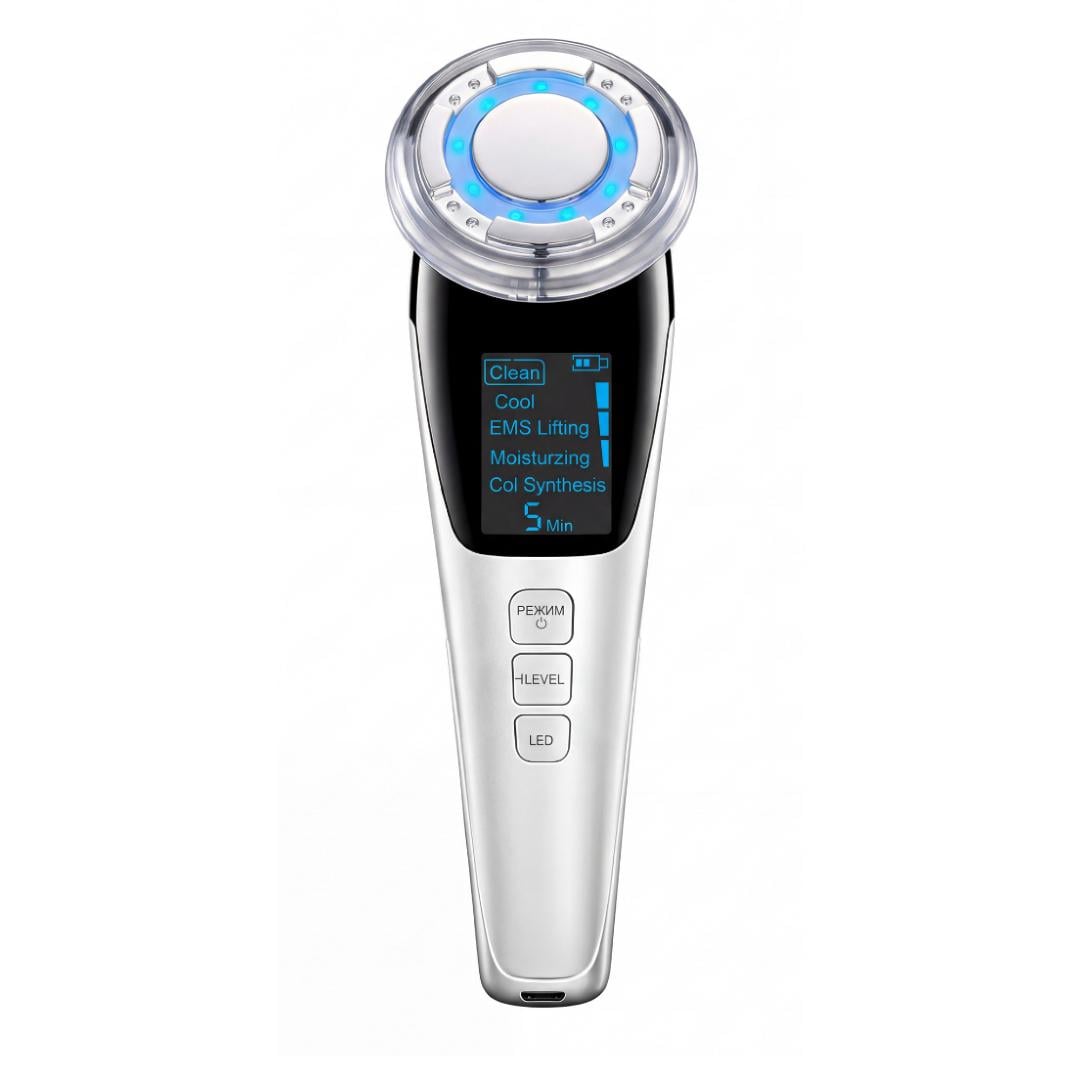 Массажер для лица Colorume D818 Hot & Cold терапия EMS-микроток и LED-светотерапия (210126)