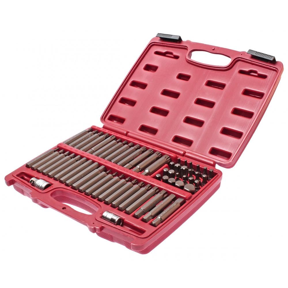 Набор бит TORX/HEX/SPLINE/RIBE/SQ JTC 3509 58 пр. (3509) Набор бит TORX/HEX/SPLINE/RIBE/SQ JTC 3509 58 пр. (3509)