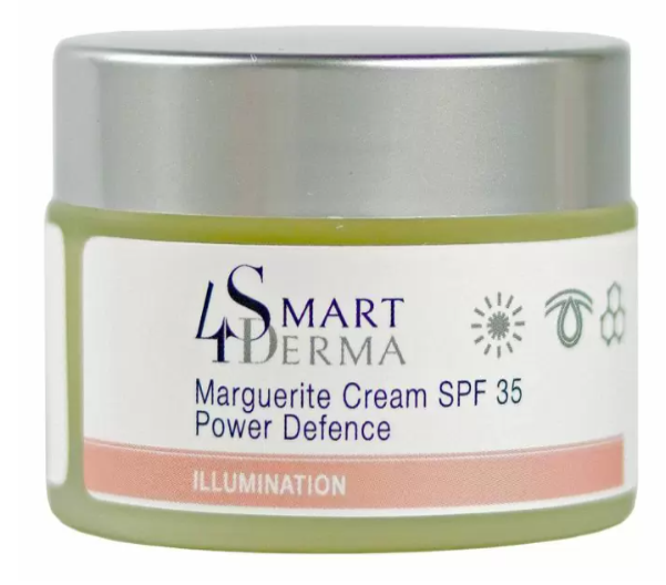 Крем передовой дневной Smart4Derma Marguerite Cream SPF 35 ower defence Illumination 50 мл (14961983)