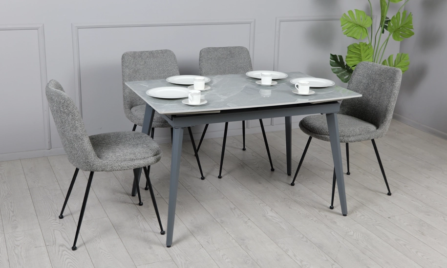 Стол раскладной Prestol Люкс 1400/2000х900х760 мм Серый (2147484337) - фото 6