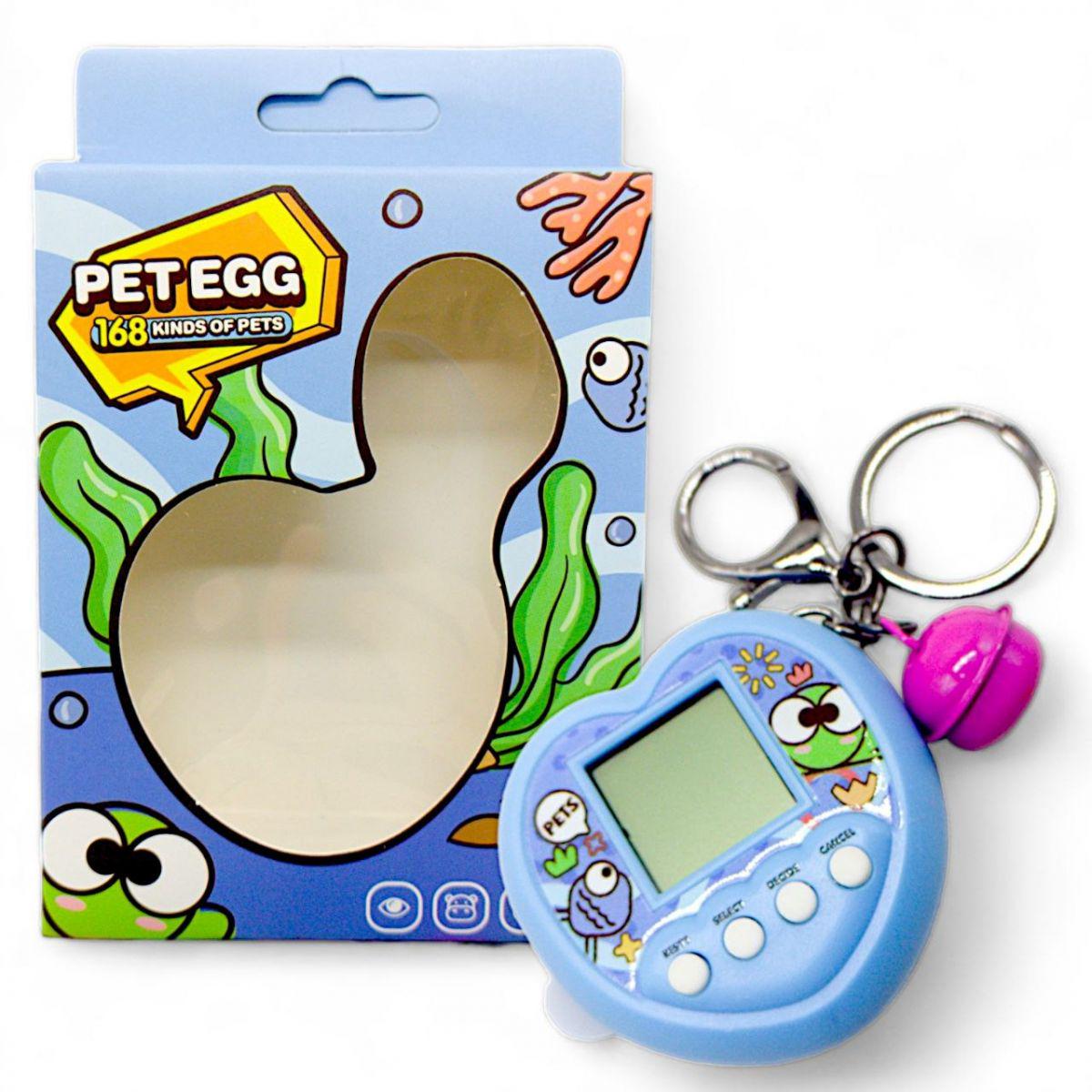 Игра-брелок Тамагочи Pet Egg Game Голубой (238298)