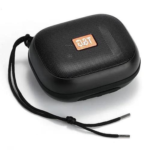 Портативная колонка T&G 392 IPX7 с шнурочком Black