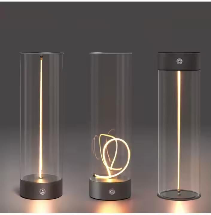 Настольная атмосферная лампа-ночник Ningbo FILA NIGHT с аккумулятором и магнитным гибким FILAMENT светодиодом - фото 6
