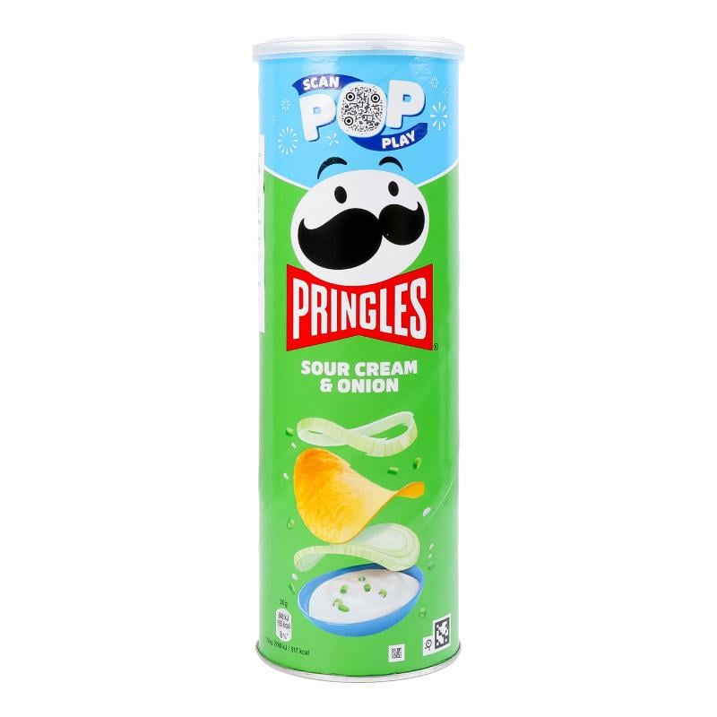 Чипсы Pringles Sour Cream & Onion Сметана-лук 165 г (5053990101597)