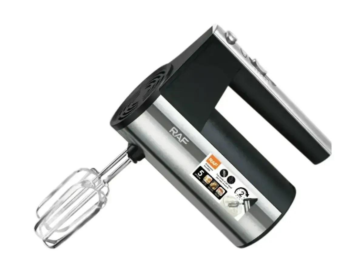 Міксер ручний з підставкою RAF R6629A/7431 вінчики гаки 5 швидкостей 800Вт