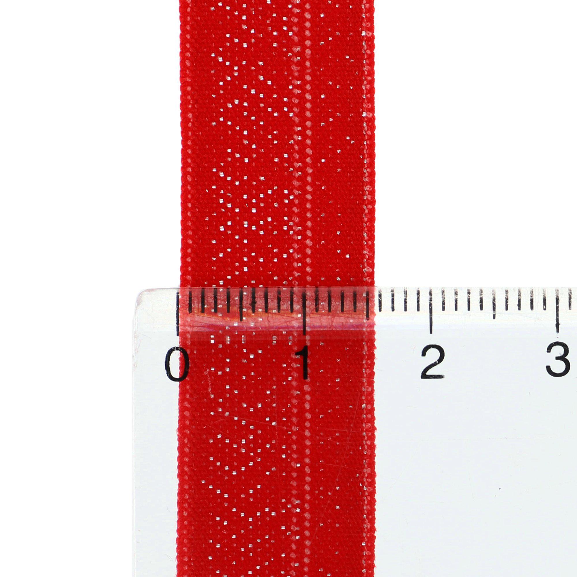 Резинка для детей SP-Sport для прыжков и игр в резиночку Красный (FI-8642) - фото 4