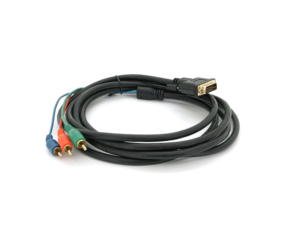 Кабель аудио-видео VOLTRONIC DVI M - 3RCA M 3 м Черный (26712043)