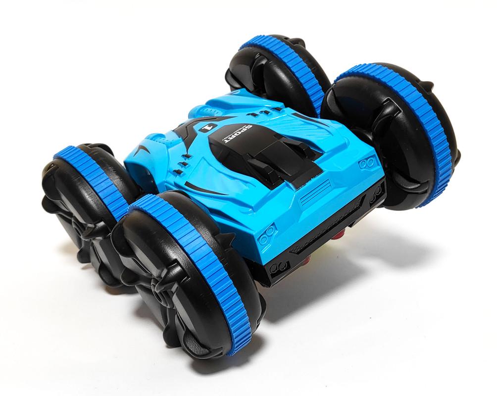 Машинка перевертыш Super Walker 20 см Синий - фото 4 Машинка перевертыш Super Walker 20 см Синий - фото 4