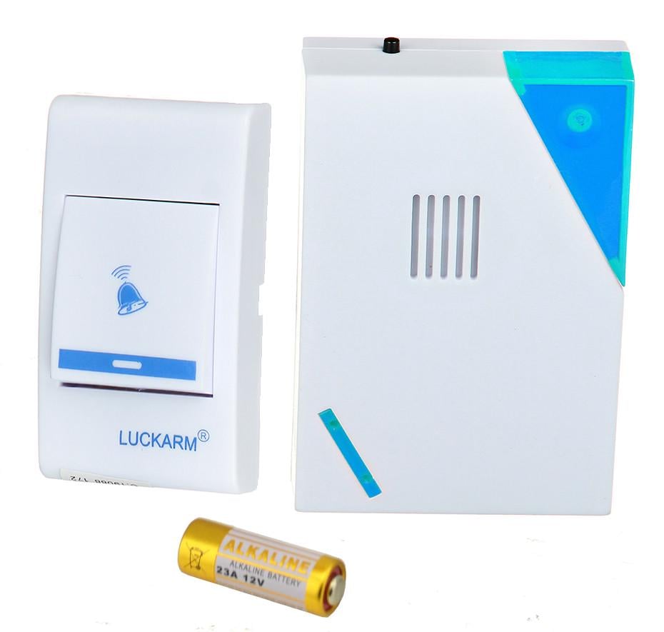 Звонок дверной беспроводной Luckarm Intelligent D9688 с 32 мелодиями Blue (3_08569)