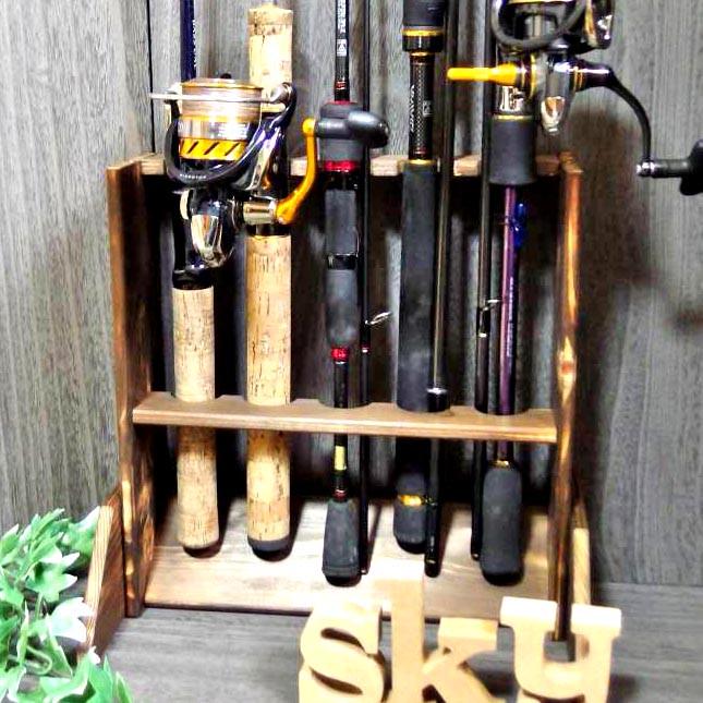 Органайзер для вудок із дерева Болонь 5 Мустанг (РИБ-051329)