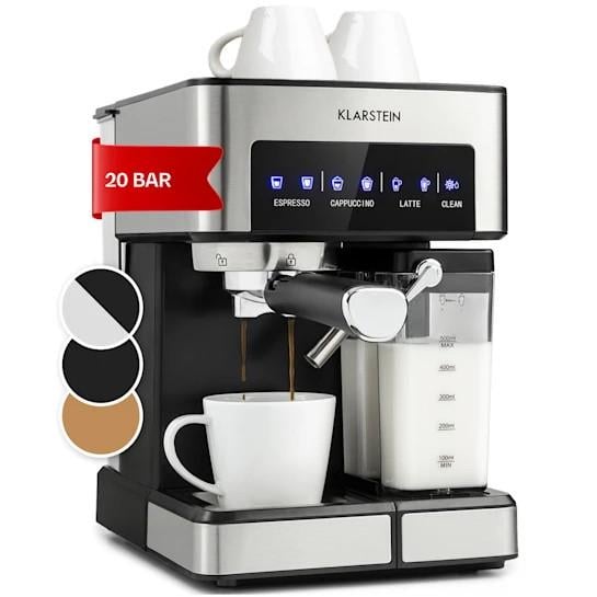 Кавоварка ріжкова KLARSTEIN Arabica Comfort 10035655-U 1350 W 20 бар - фото 2