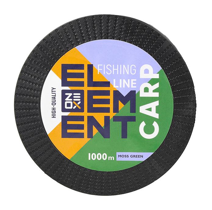 Волосінь Zeox Element Carp Line 1000 м 0,405 мм Moss Green (1895677925)