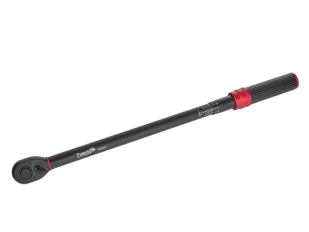 Ключ динамометриичний Tvardy 1/2 50-330 Nm з хромомолібденової сталі Cr-Mo SCM440 твердістю 49HRC 565 мм (T00254) Ключ динамометриичний Tvardy 1/2 50-330 Nm з хромомолібденової сталі Cr-Mo SCM440 твердістю 49HRC 565 мм (T00254)