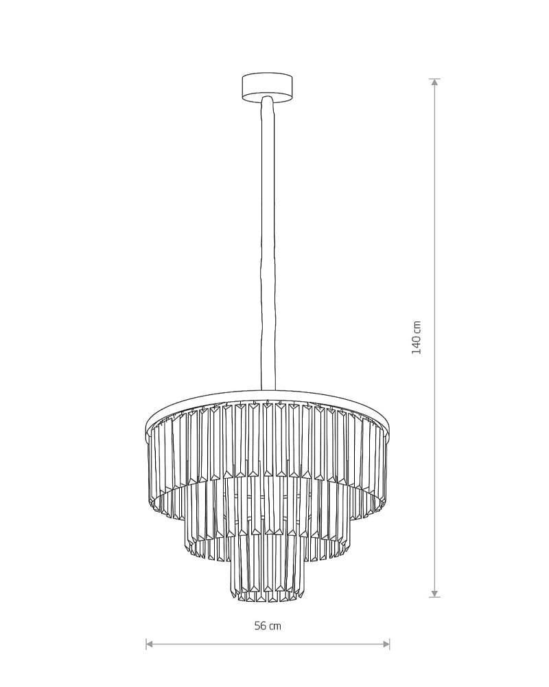 Люстра Nowodvorski 7617 Cristal E14 9x40W (2229959377) - фото 3