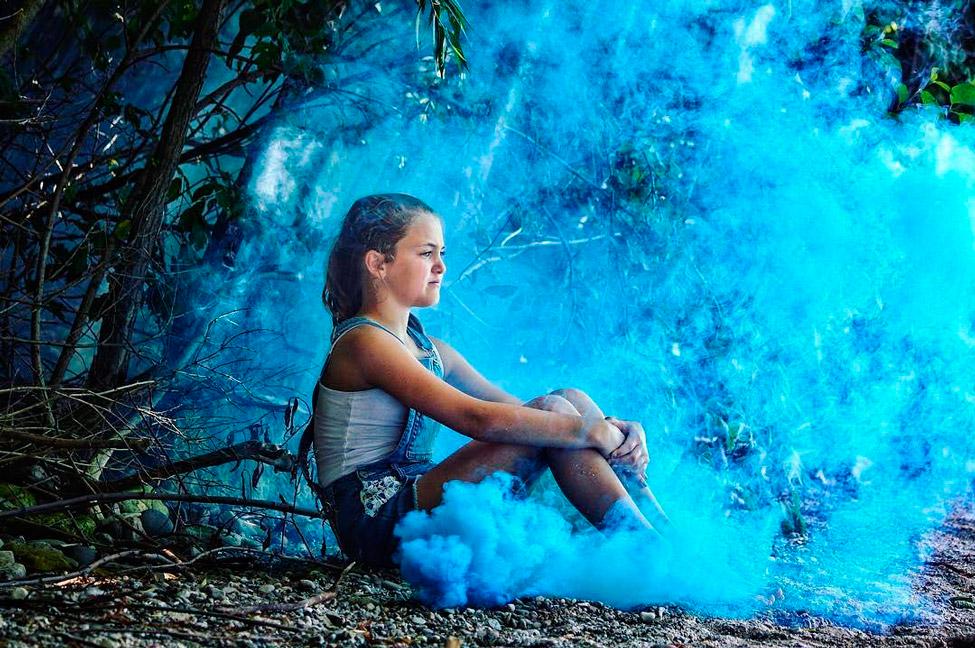 Дым для определения пола ребенка Gender Party Maxsem Boy 60 секунд Голубой - фото 8