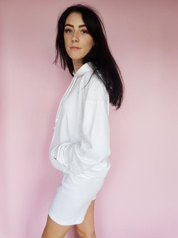 Костюм двойка: худи и шорты Missguided S Белый (9903/42) - фото 3