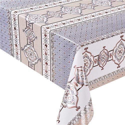 Клеенка Stenson Неаполь MA-4771 1,37x20 м с принтом на тканевой основе (11066765)