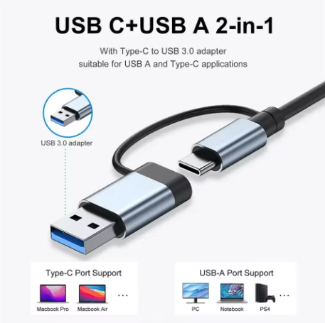 Хаб мультифункциональный USB универсальный адаптер концентратор с входом Type-C кардридер HDMI и HDTV/PD/USB-C/SD/TF/RJ45 8в1 (28337955) - фото 2 Хаб мультифункциональный USB универсальный адаптер концентратор с входом Type-C кардридер HDMI и HDTV/PD/USB-C/SD/TF/RJ45 8в1 (28337955) - фото 2