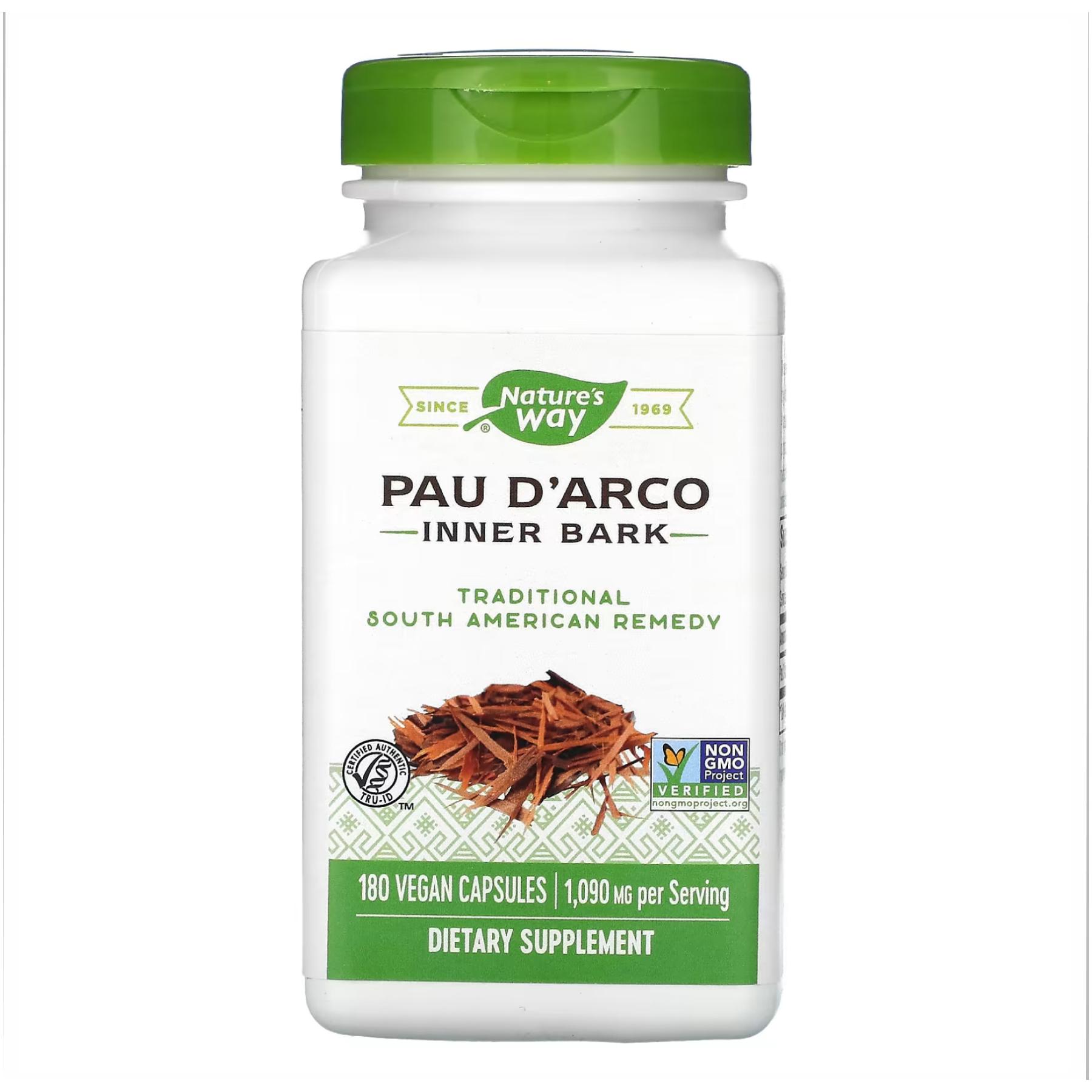 Натуральная добавка Pau D'Arco Inner Bark 180 vcaps (2022-10-1097)