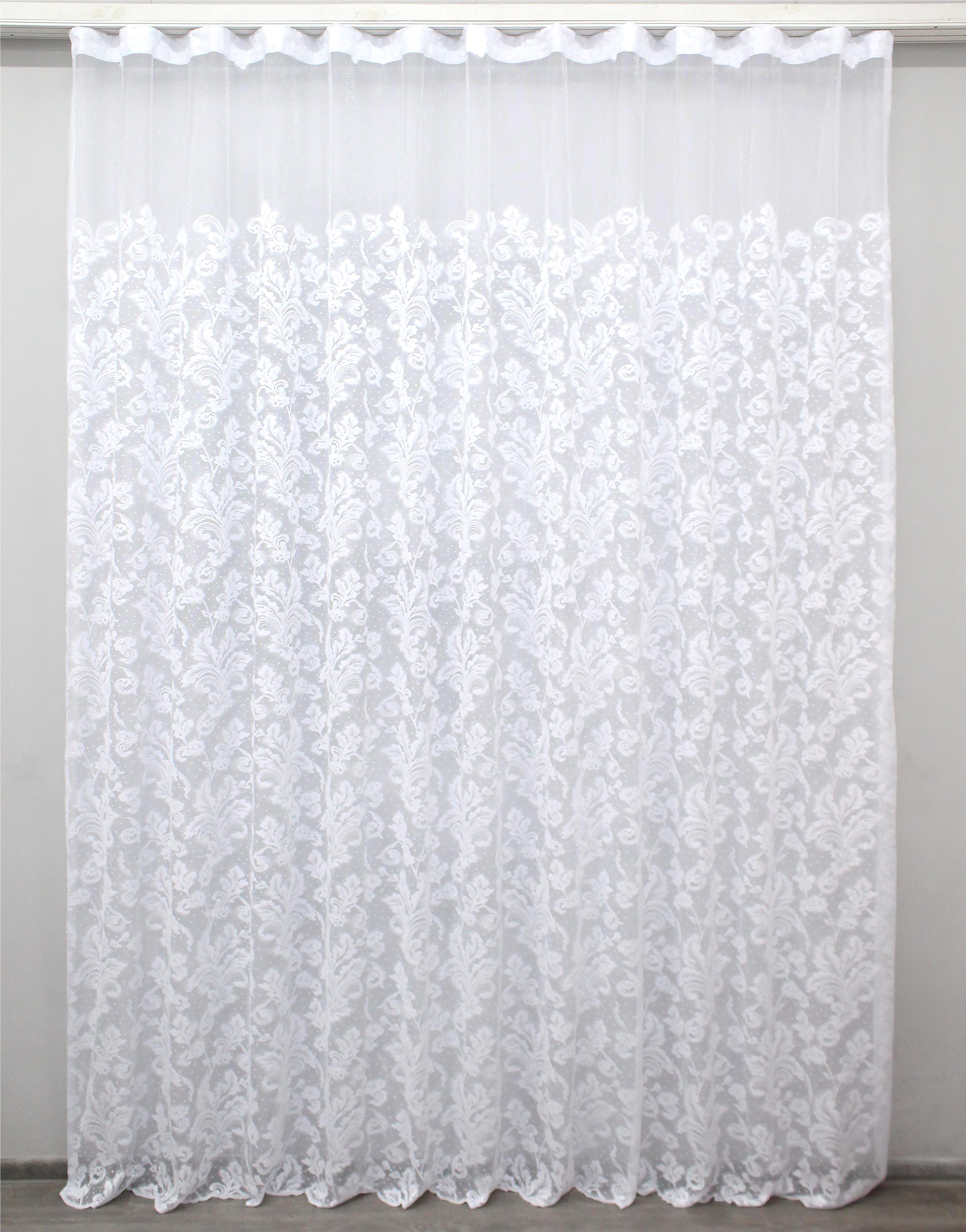 Тюль VR-Textil 1360т Премиум жаккард 300х270 см Белый (42-0099)