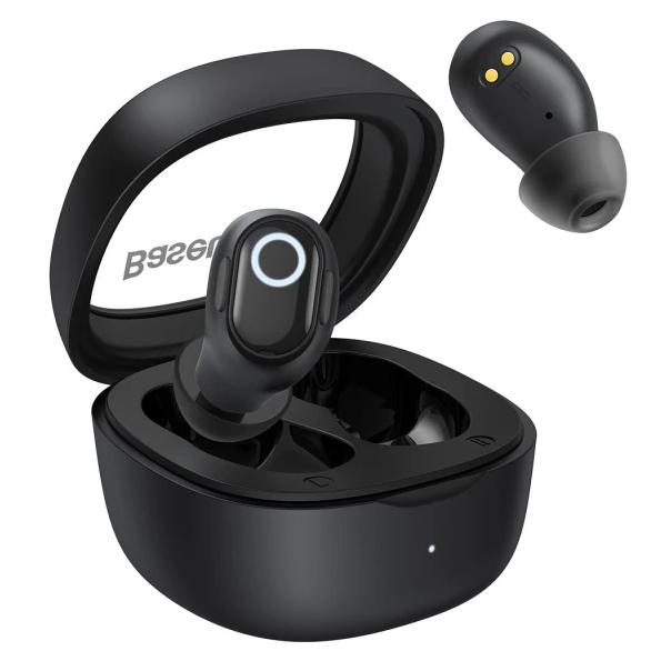 Навушники бездротові Baseus Bowie WM02 TWS Bluetooth/Type-C Чорний (NGTW180101)
