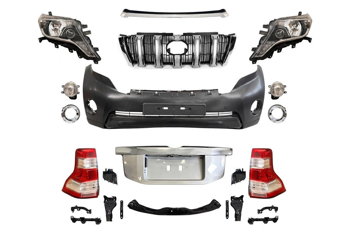 Комплект рестайлинга 1234 Upgrade с 2009-2013 на 2013-2017 для Toyota Land Cruiser Prado 150 2009-2023 гг. (190051) Комплект рестайлинга 1234 Upgrade с 2009-2013 на 2013-2017 для Toyota Land Cruiser Prado 150 2009-2023 гг. (190051)
