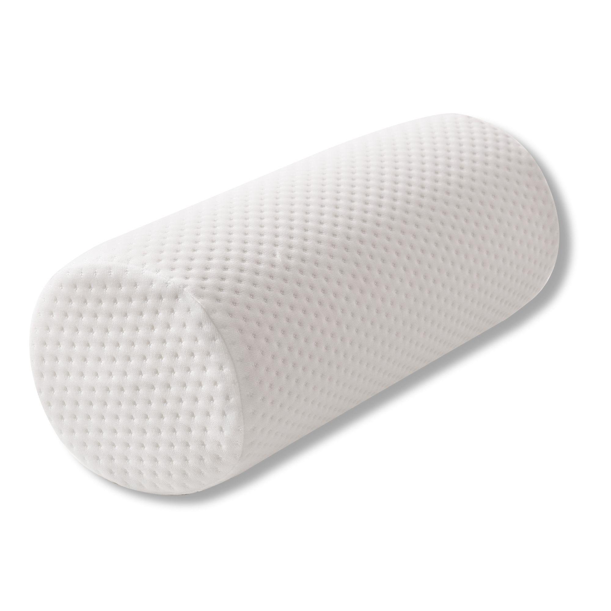 Подушка валик ортопедическая IDEIA ErgoRoll с эффектом памяти 40х15х15 см (26405)