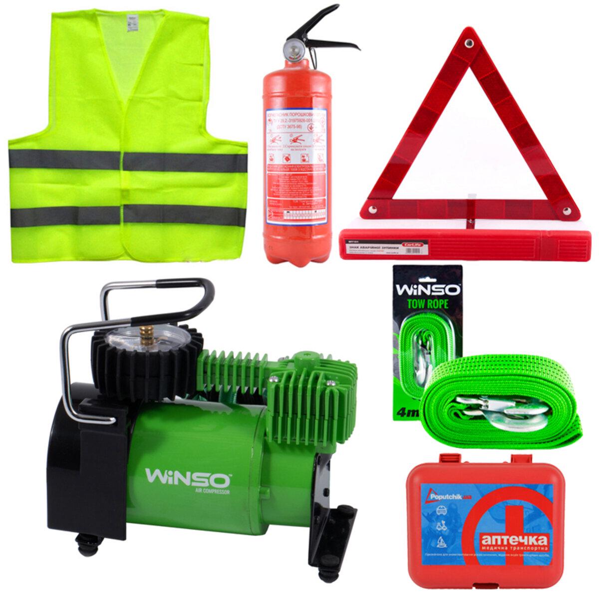 Набор автомобилиста с компрессором Winso (124000)