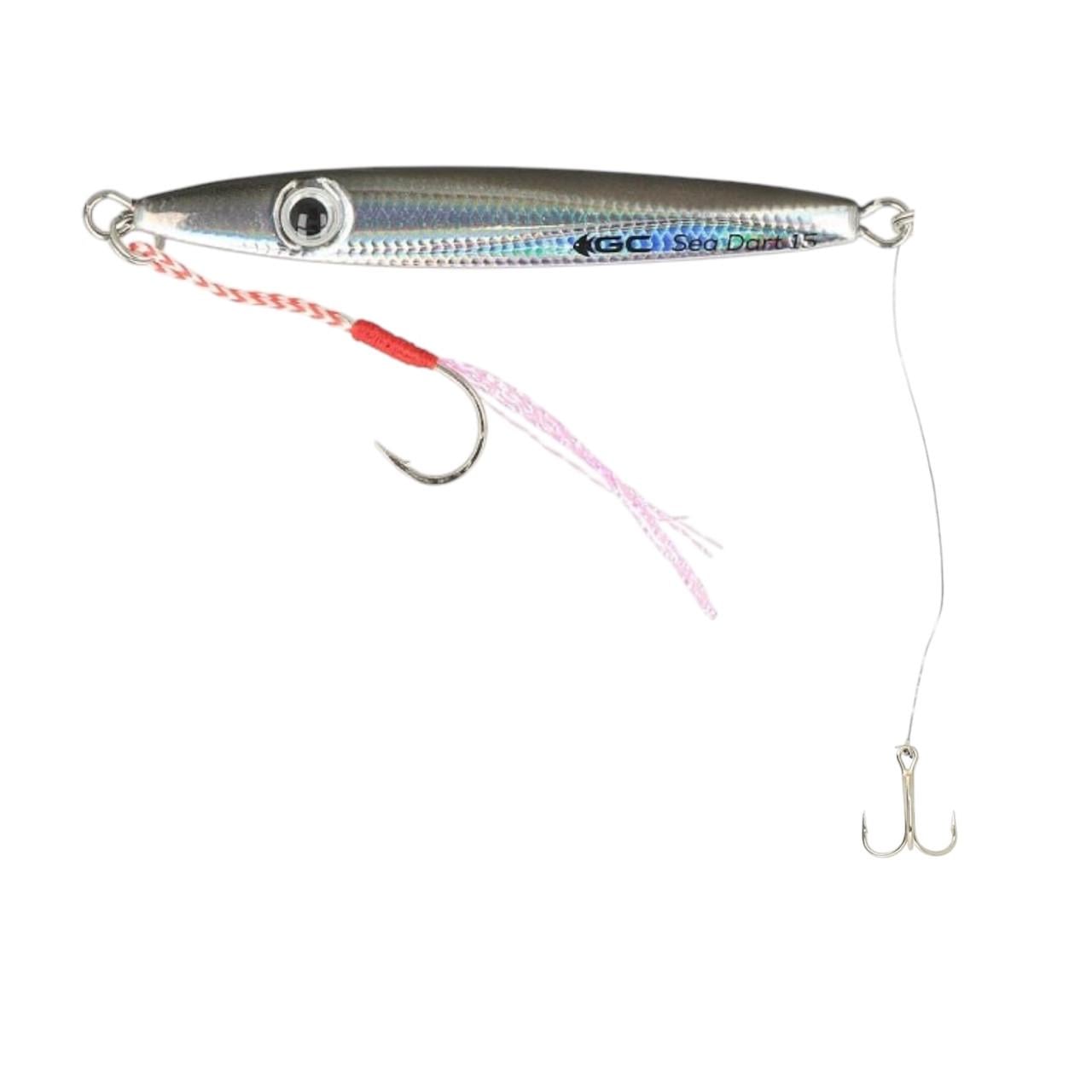 Пилькер Golden Catch SEA DART 201 с поводком и тройником для ловли саргана/ставриды/луфаря/жере/судака 15 г (3226648494)