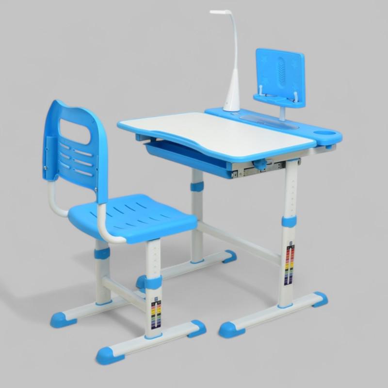 Детская парта Bambi и стул с регулировкой высоты Синий (M 4428-4) - фото 3 Детская парта Bambi и стул с регулировкой высоты Синий (M 4428-4) - фото 3