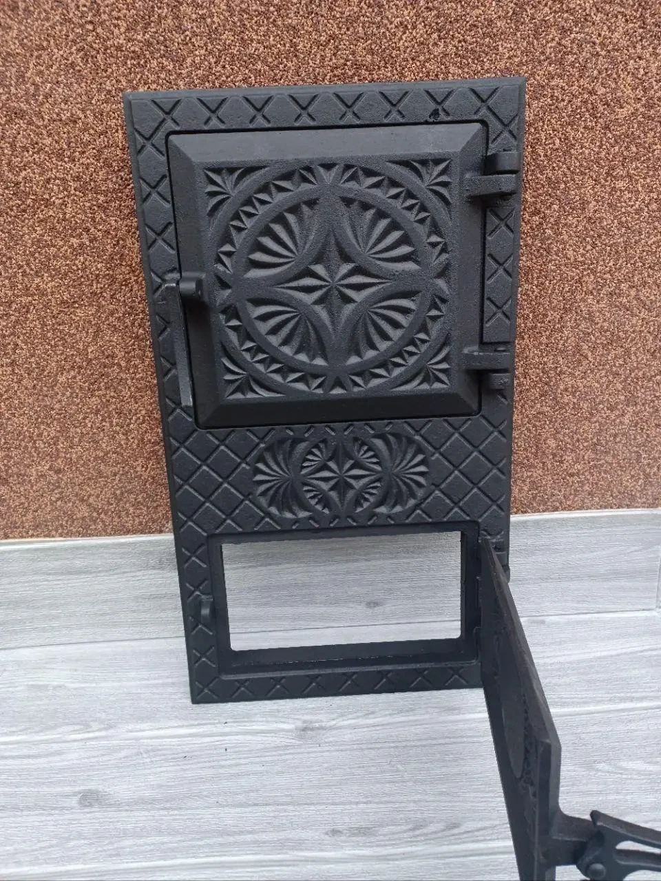 Дверцята спарені топочні/піддувальні чавунні Вікторія 505х290 мм - фото 3 Дверцята спарені топочні/піддувальні чавунні Вікторія 505х290 мм - фото 3