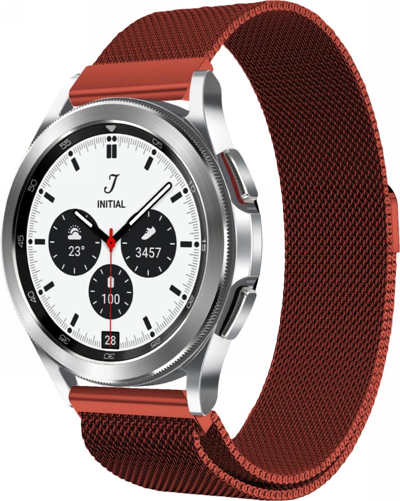 Ремешок Миланская Петля для Galaxy Watch 4 Classic 42 мм Red (23083-2D)