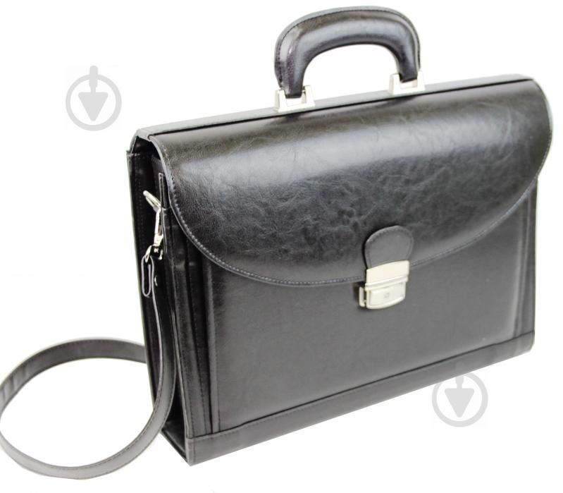 Портфель из искусственной кожи JPB Черный (TE-33 black)