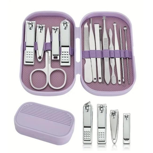 Манікюрний набір інструментів для догляду за нігтями 14 предметів нержавіюча сталь (28526113) - фото 4 Манікюрний набір інструментів для догляду за нігтями 14 предметів нержавіюча сталь (28526113) - фото 4