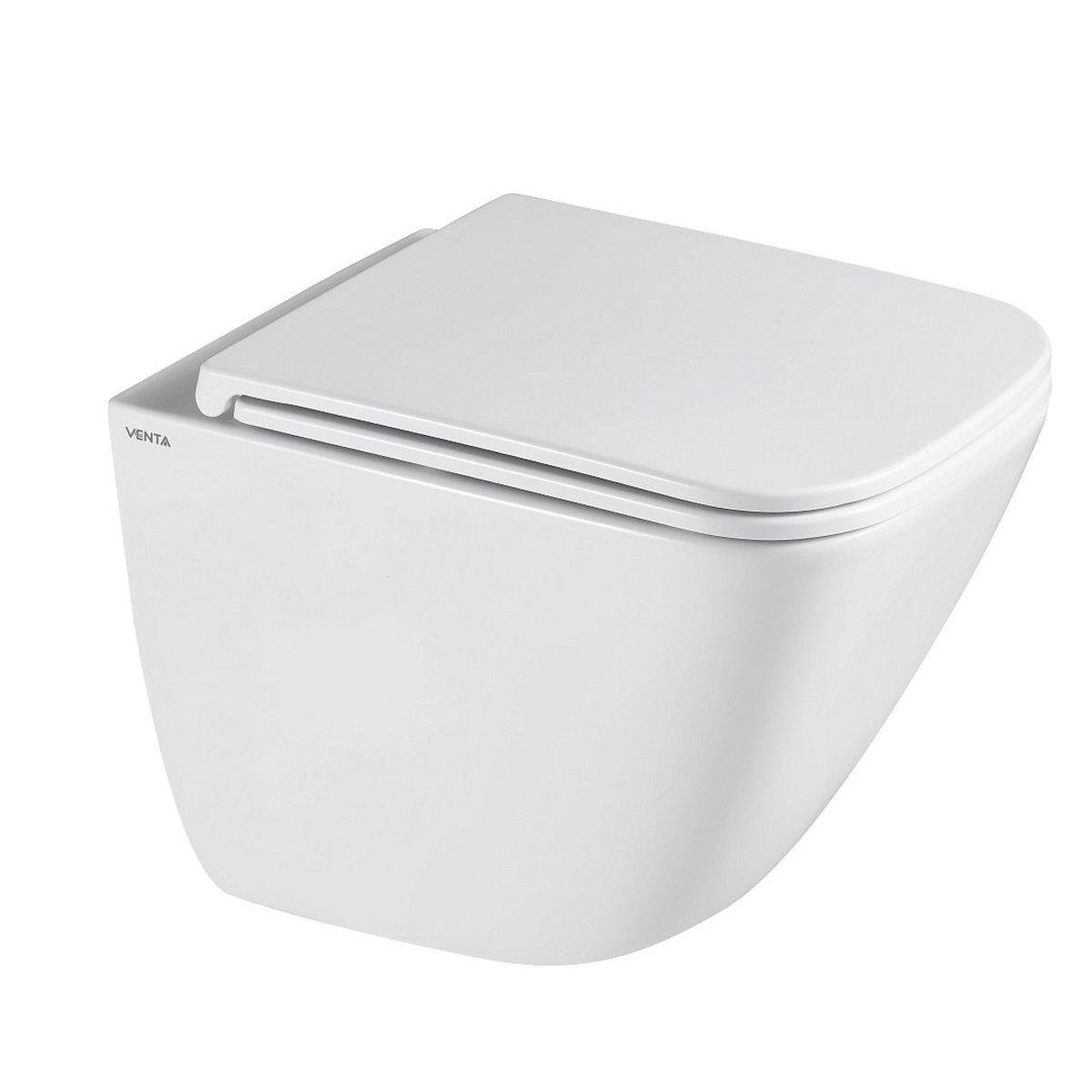 Унитаз подвесной VENTA LIST Tornado 3.0 485x345x400 мм Белый (SW-94362)