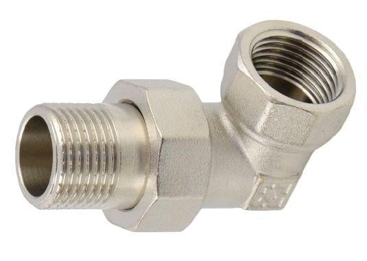 Американка угловая Solomon1 1/2" ЗВ никель (000071042)