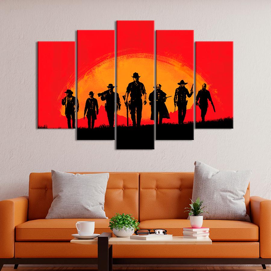 Настенний декор Постер игры Красная смерть 137x85 см (A170-5)