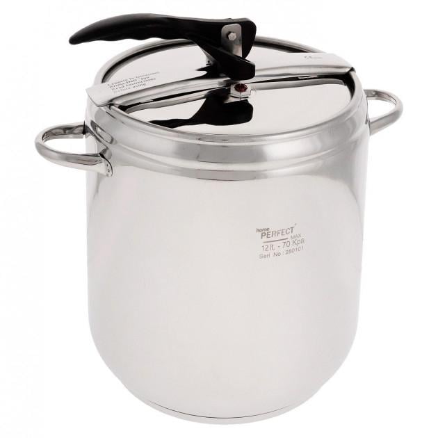 Каструля-скороварка Home Perfect Hascevher 12 л нержавіюча сталь з індукцією