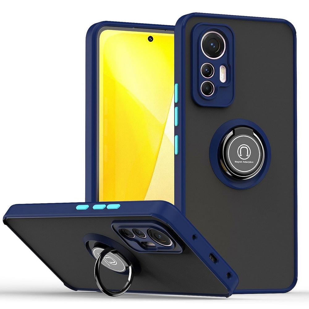 Защитный чехол MatteLuxe Xiaomi 12 Lite (с кольцом) Blue (34106-28)