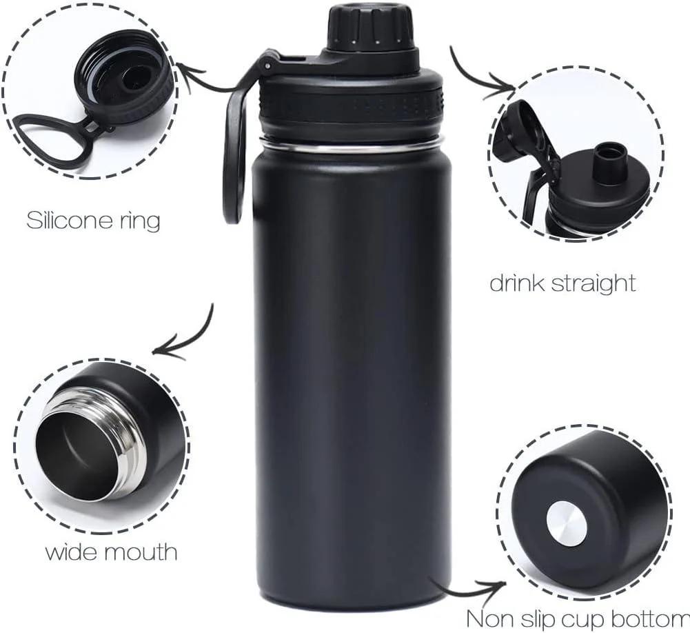 Термобутылка Sports 600 мл Black Gradient - фото 6